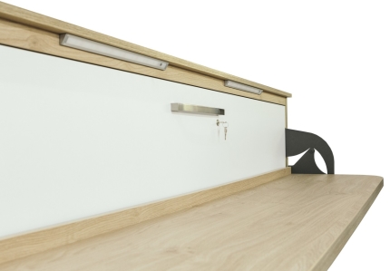 Schrankbett Wandbett mit Schreibtisch Singlo Desk Advantage
