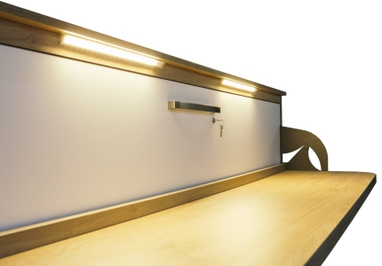 Schrankbett Wandbett mit Schreibtisch Singlo Desk Basic