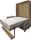Schrankbett Wandbett mit Sofa Leggio Alto STD Premium